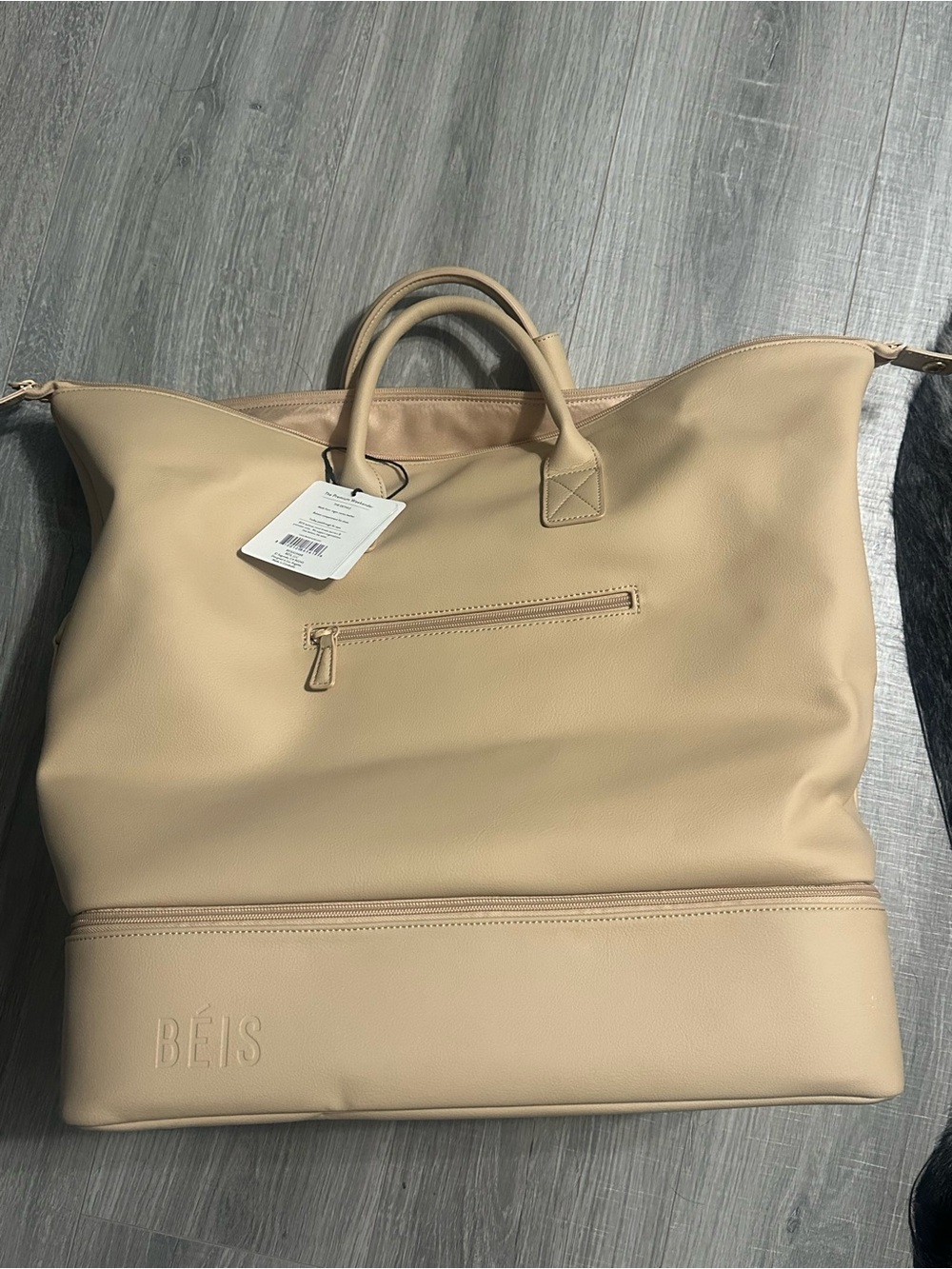BEIS Tan Weekend Travel Tote